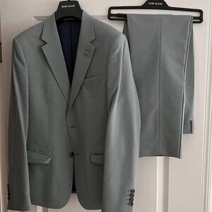 Men's River Island Light Blue Skinny Fit Suit (Jacket + Pants)